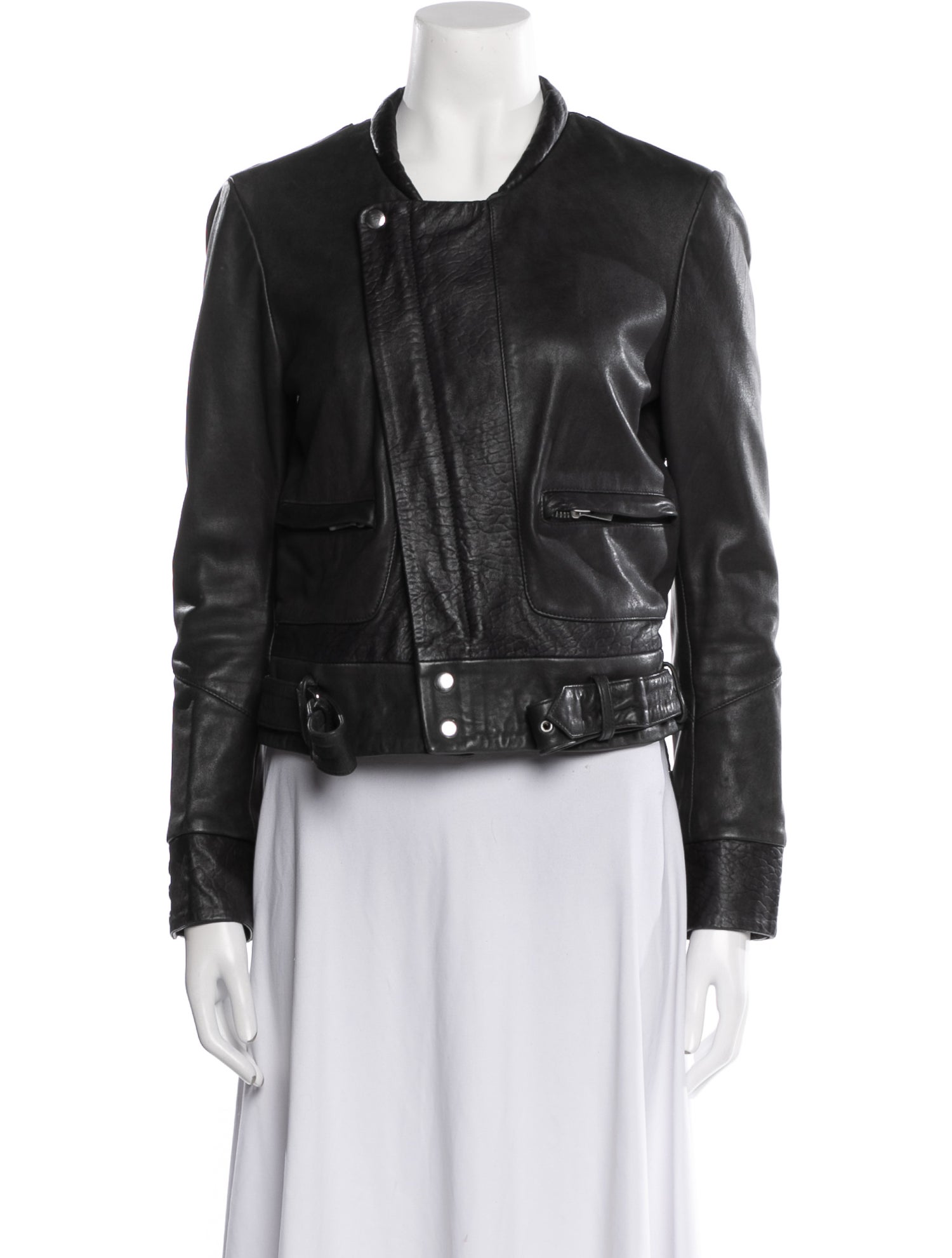 Maje Leather Biker Jacket